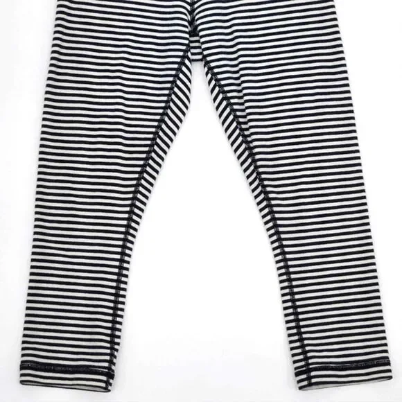 Lululemon 8 Wunder Under Crop High Rise Full On Luxtreme 21 Legging Stripe Black - Picture 3 of 10